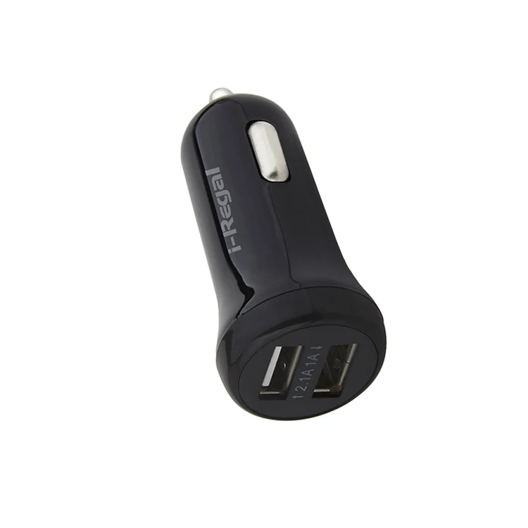 2020 Free Shipping 2.1A Universal 2 USB Fast Car Charge With LED For iPhone for Samsung S9 S10