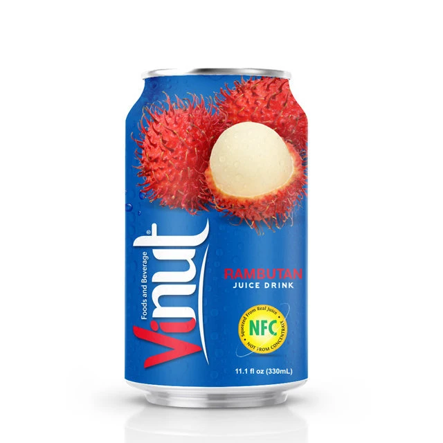 
330ml VINUT Canned Ranbutan juice Fruit Juice Customized label help prevent kidney diseases Factory  (62003166186)