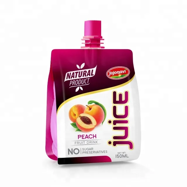 Grape Juice Fruit Drink 150ml Spouted Stand up Pouch
