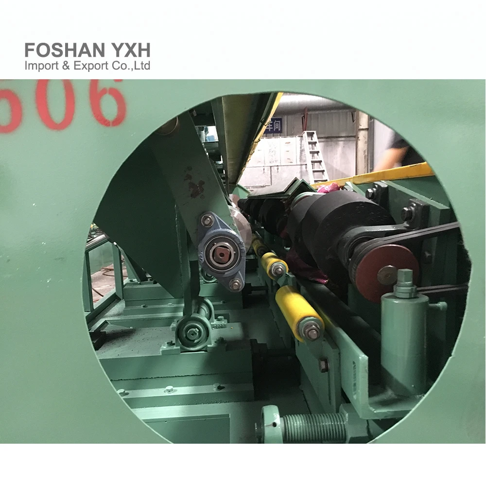 High Speed Metal Round Pipe Rod Bar Grinding Buffing Polishing Machine