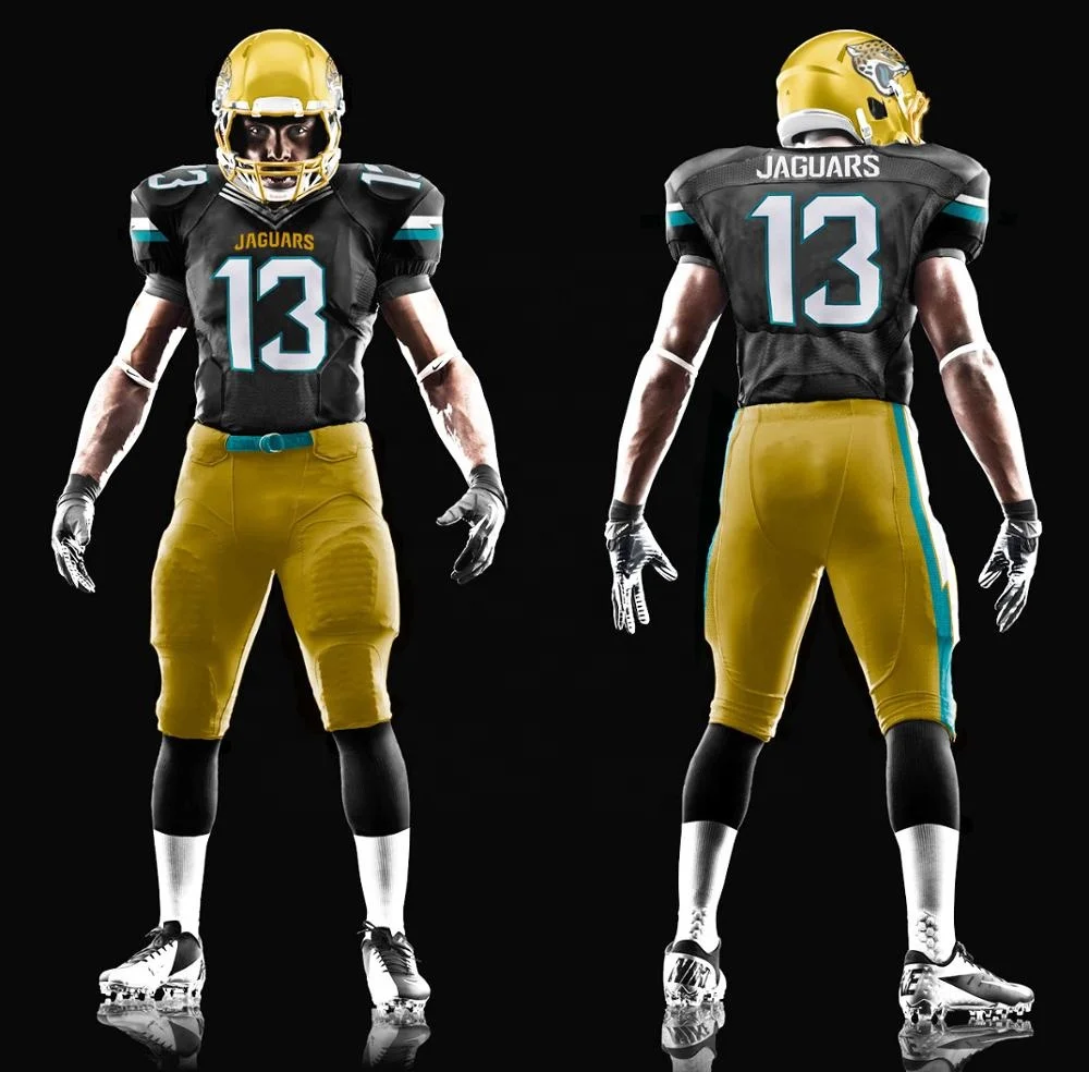 Latest American Football Uniforms with Sublimation Printing Polyester Spandex 450 Gsm /Tackle Twill Embroidery Football Uniforms