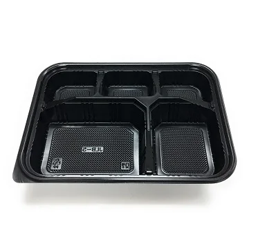 Hot sale 4 And 5 Compartment  Take Away Plastic  Lunch Box