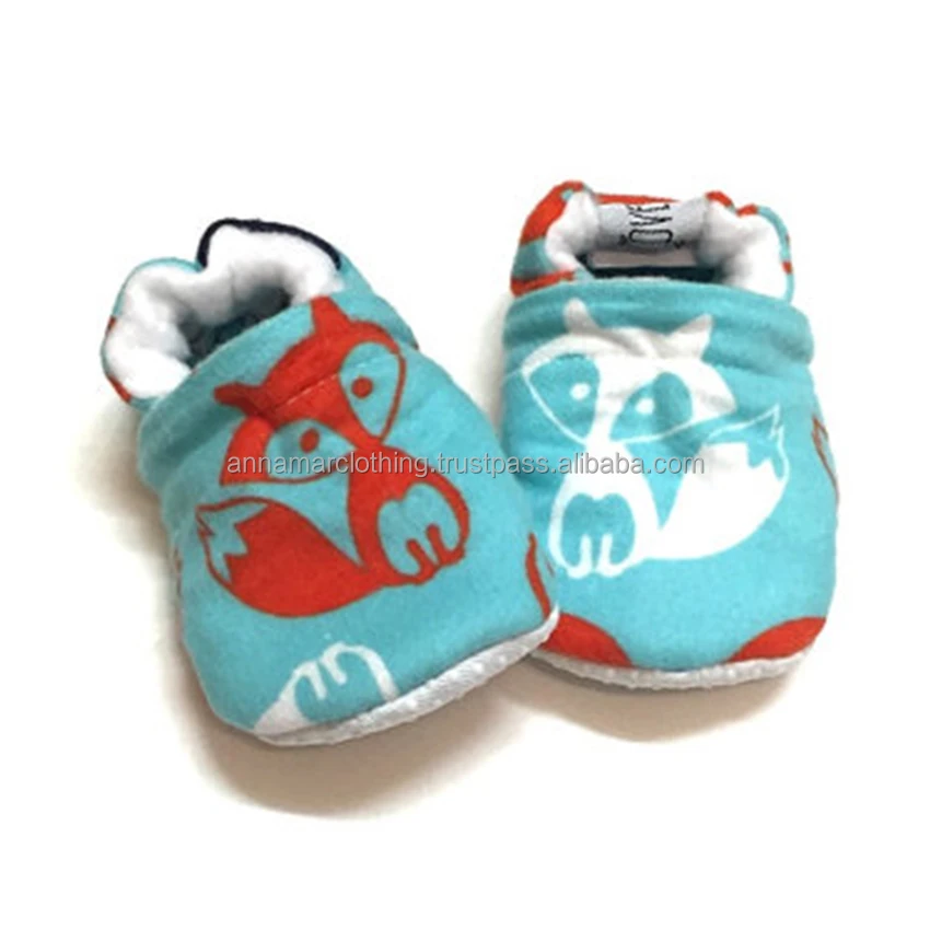 Custom Design Cotton Baby Booties at low Price - Baby Girl Boots Wholesale Factory Price Cotton Fabric Baby Bootie