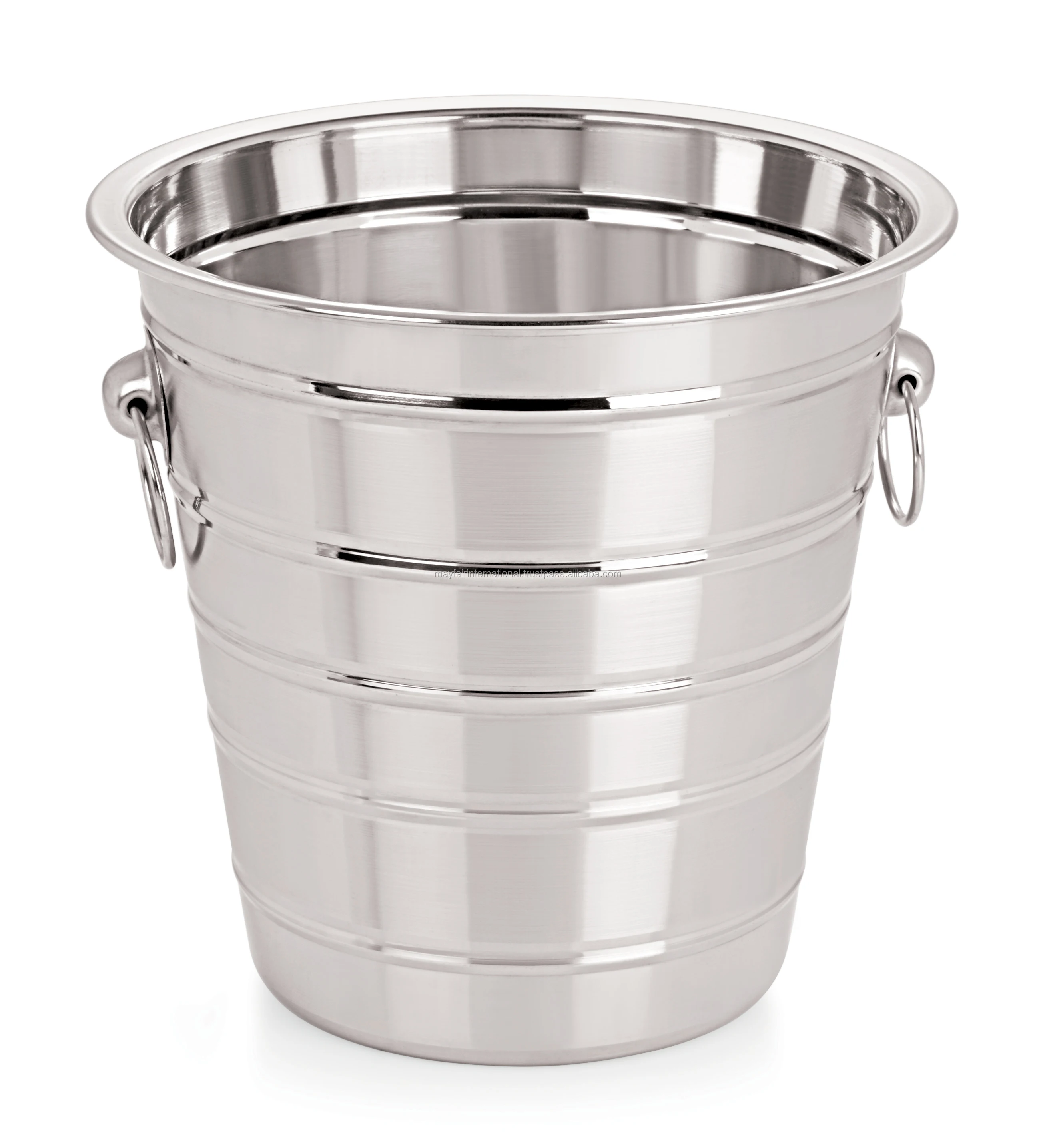 Factory Manufacture Wholesale Price High Quality Stainless Steel Wine Beer Bucket With 5 Rings