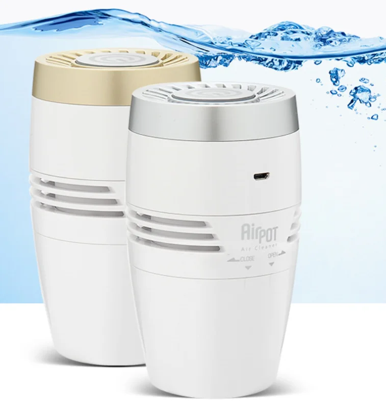 Корейский Воздухоочиститель портативный мини-очиститель воздуха для автомобиля дома офиса Электрический Очиститель чистого на водной
