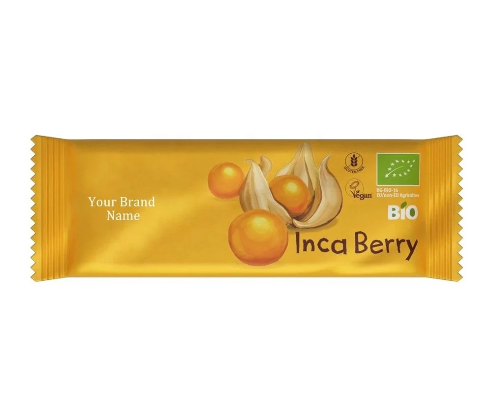 Organic Vegan Raw Bar Inca Berry | Private Label | Wholesale | Bulk | Made in EU