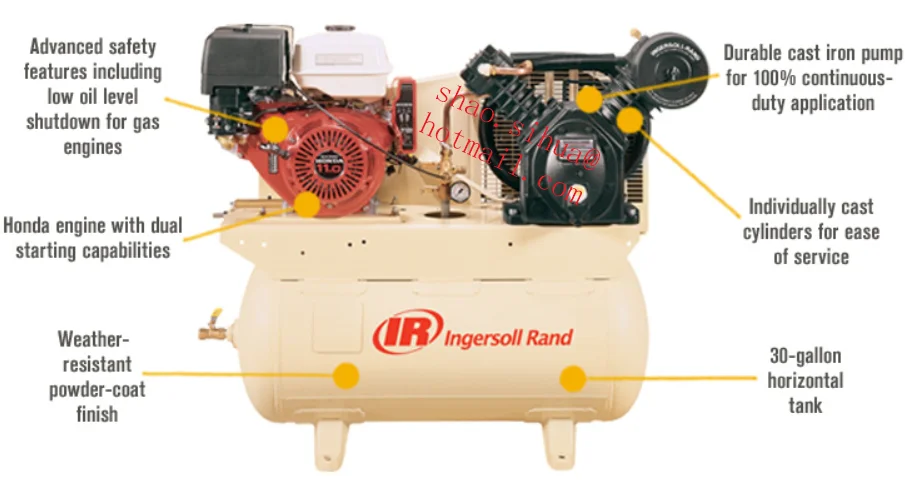 Oilless Compressor De Ar Alternativo,Ingersoll Rand T30