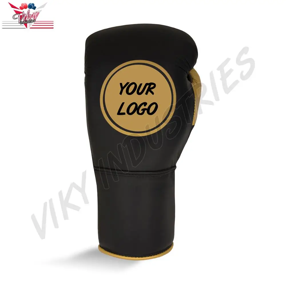 Pro Contest Gloves Black/Gold punching training boxing gloves