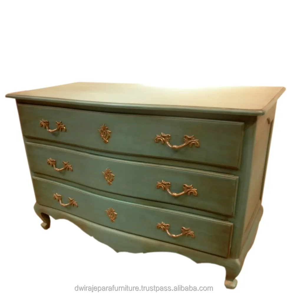 Furniture of French Yellow Bombay Cabinet 3 Drawers Furniture Made by Dwira Jepara Indonesia Furniture Manufacturer