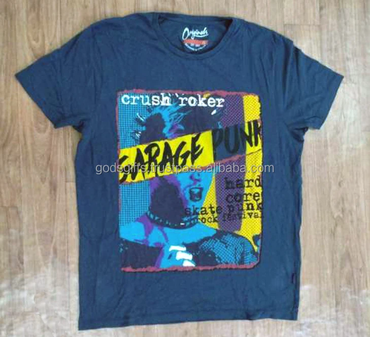 high quality poly cotton mens t-shirt Cheap wholesale yarn dyed recycled polyester eco friendly t-shirt manufacturer india sale