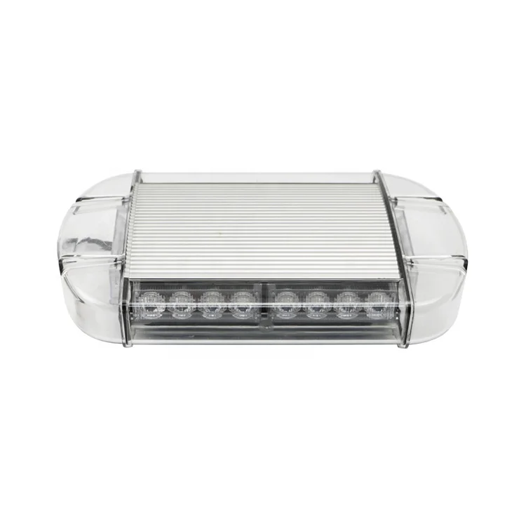 Waterproof amber red blue warning led mini lightbar with magnetic mount