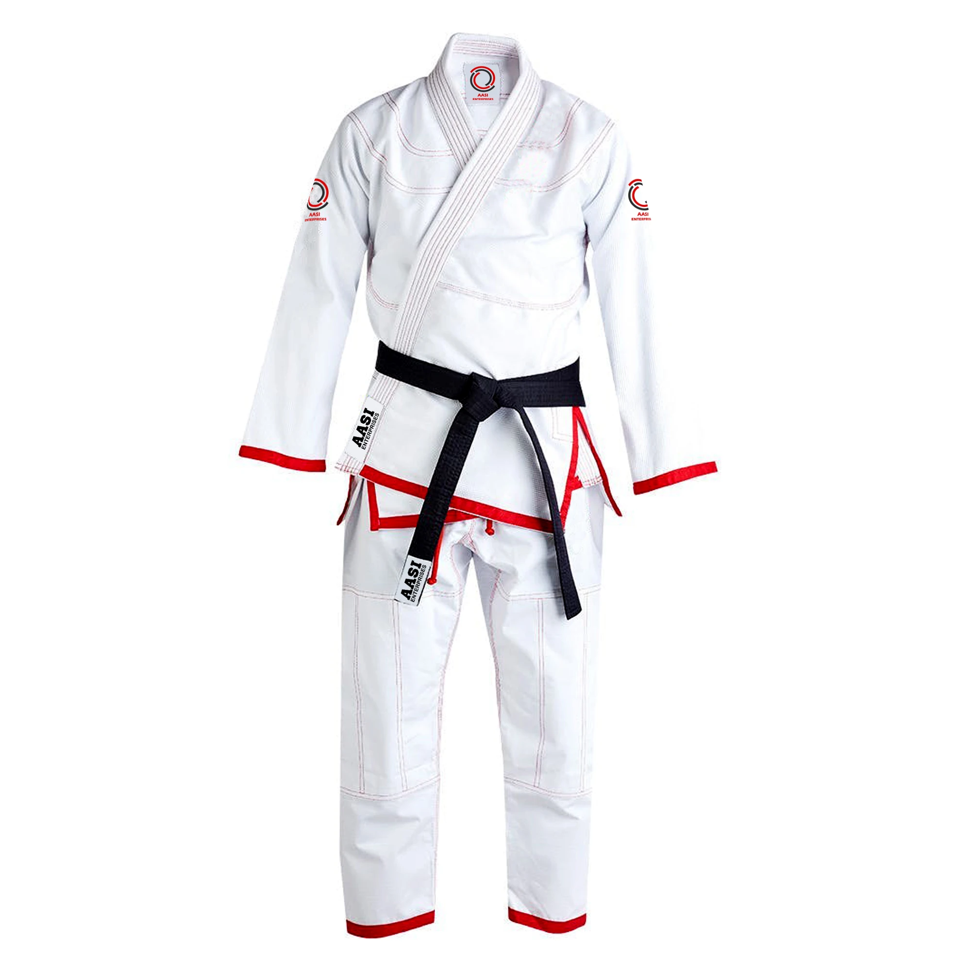 Brazilian Jiu Jitsu BJJ Gi Kimono with White Belt for Men & Women Perl