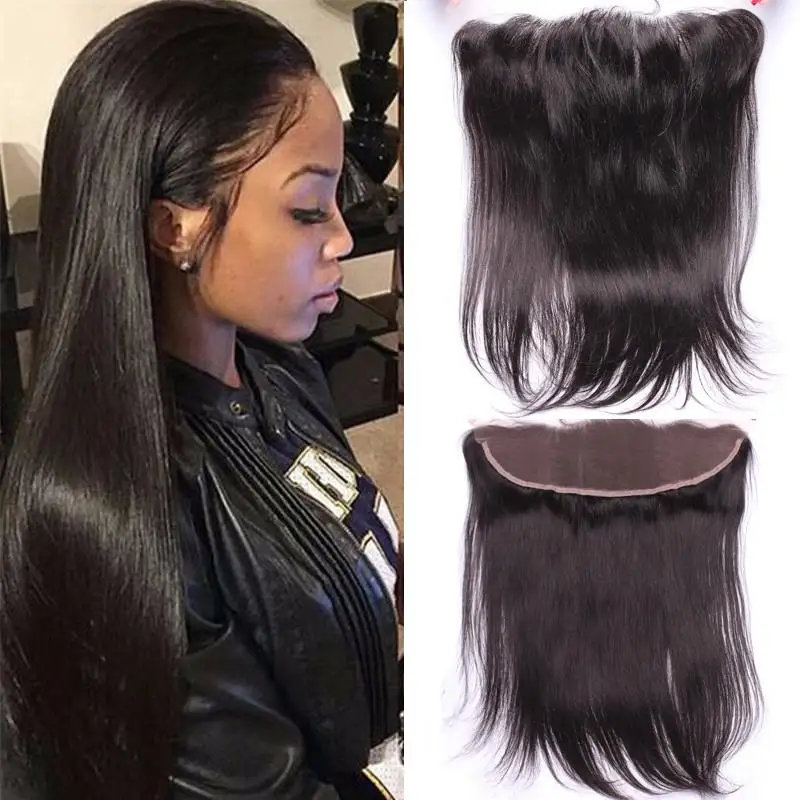 
Virgin Remy Indian Hair Silk Base Closure With Baby Hair 