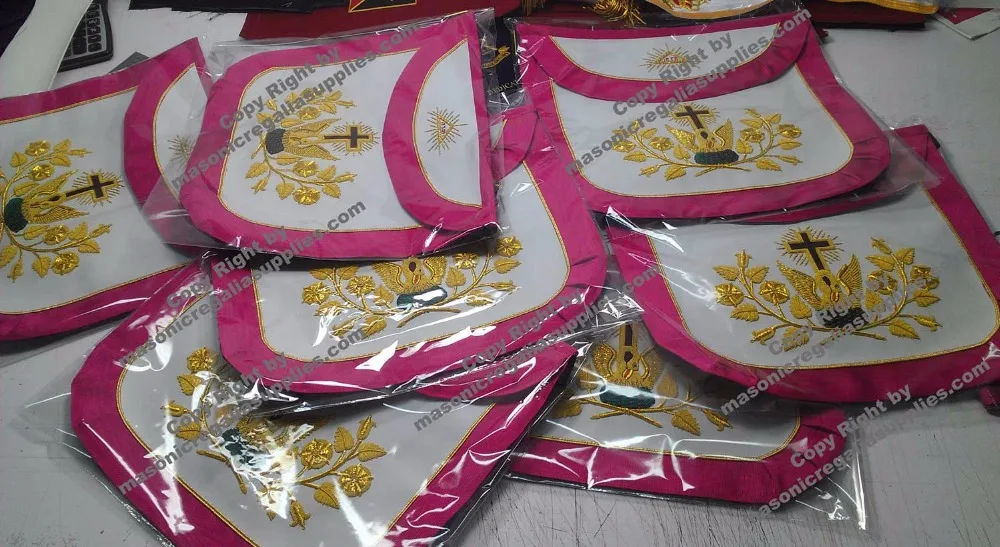 KNIGHT ROSE CROIX 18TH DEGREE APRONS