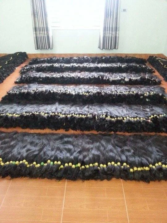 Wholesale 100% Virgin Unprocessed Remy Human Hair Extensions , the best hair to bleach to color blonde