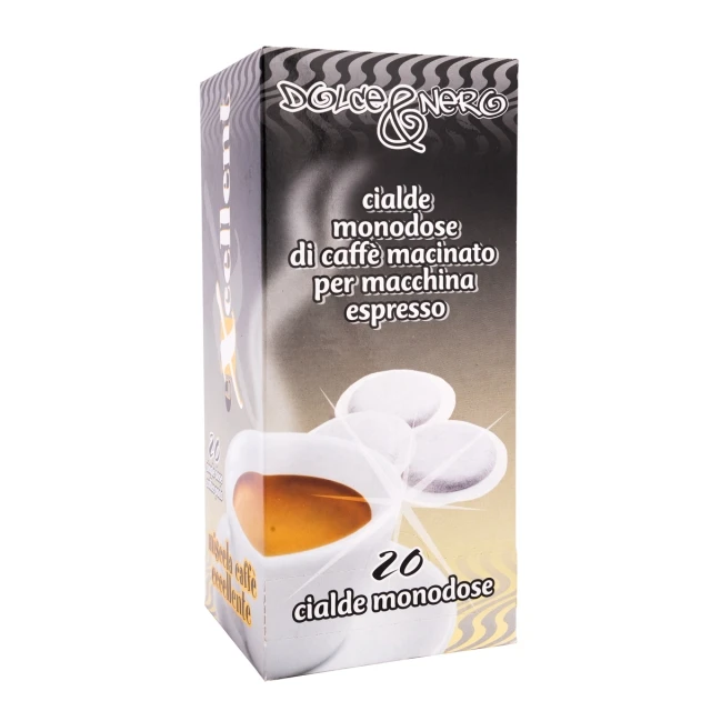 
ITALIAN COFFEE PODS - 20 PODS BOX - GROUND COFFEE 