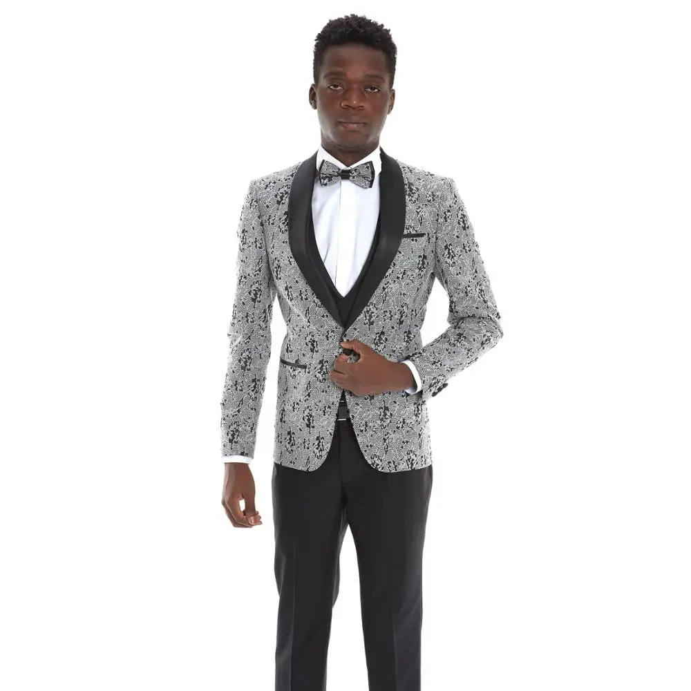 Новый модный мужской костюм-смокинг по индивидуальному заказу, оптовая продажа