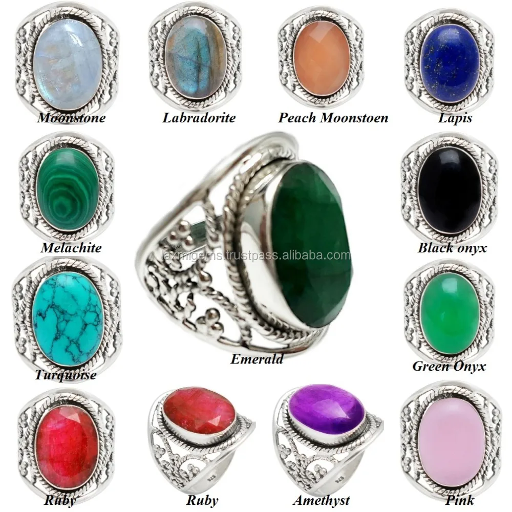 Ruby Jade 8 x 16 mm Marquise gemstone 925 silver rings jewelry ruby gold ring