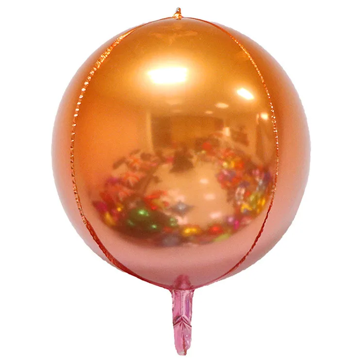 China supplier colorful party decorations 1 18 inch 24inch 32inch round foil balloon 4D balloon