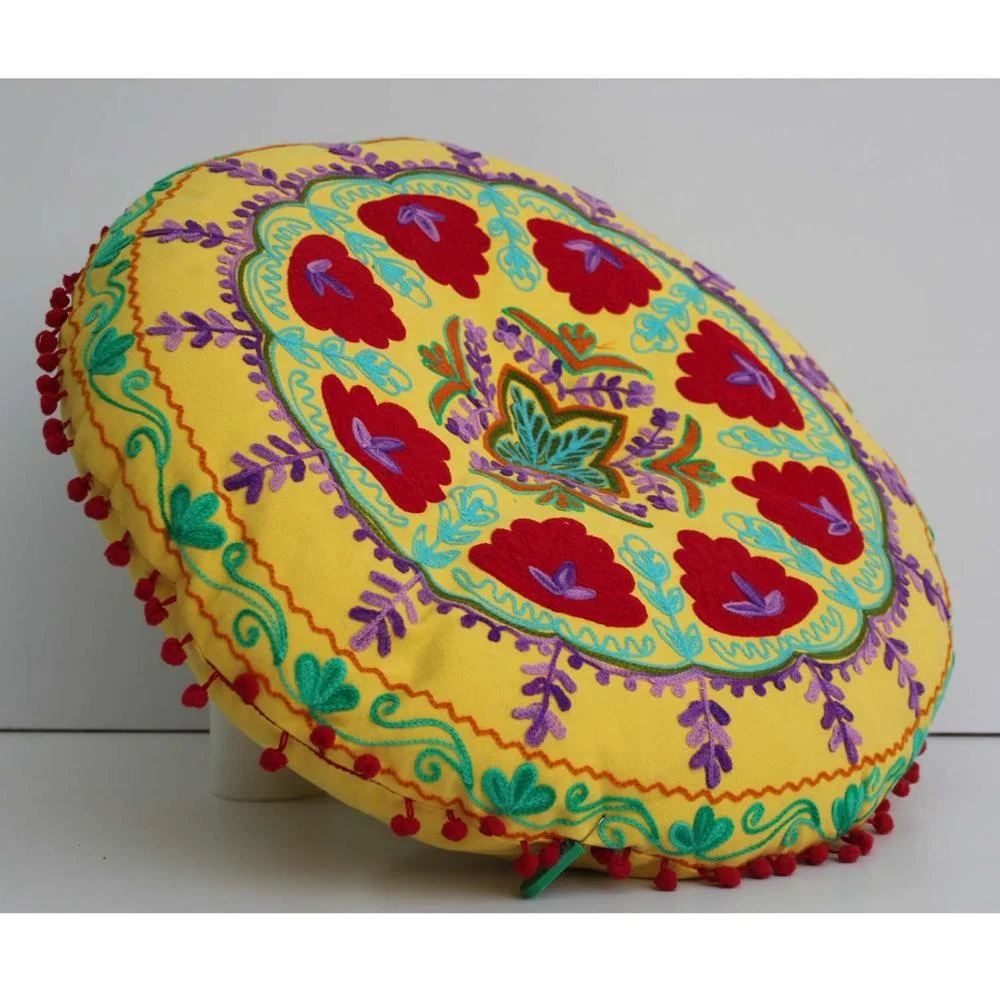 High Selling Fair Trade Home Interior Designer Floor Seat Pillow Round Wholesale Designer Zafu Soft Breathable Seat Cushion