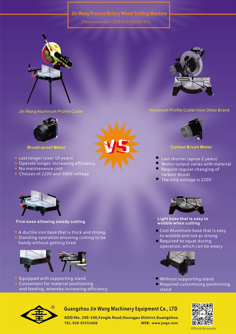 J300 Digital Display Manual Single Head Aluminium Profile Cutting Machine