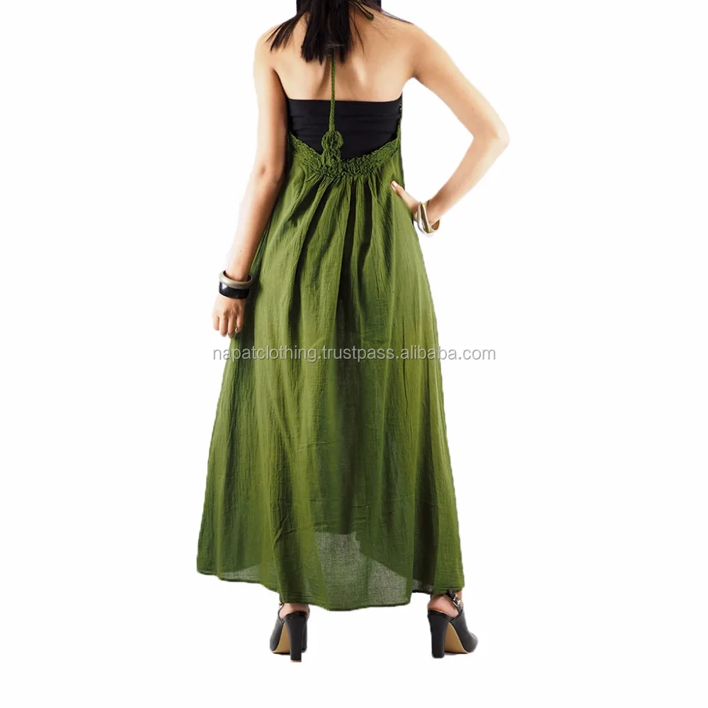 NAPAT Wholesale Woman Long Dress Sleeveless Floor Length Bohemian Summer Clothes