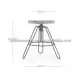 Metal Low Stool Adjustable Height Rustic Top Quality Vintage Industrial Stool Swivel Adjustable Height Metal Low Bar Stools