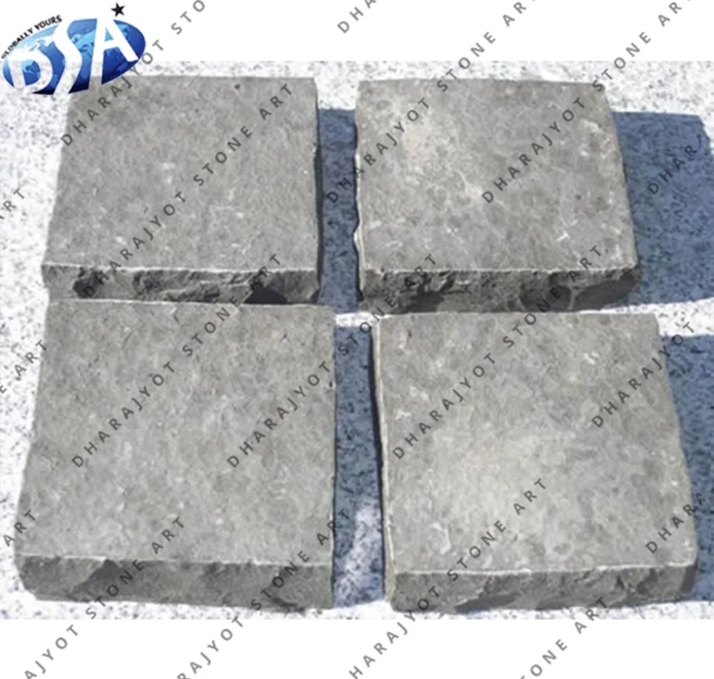 
Indian Natural Grey Sandstone Paving Cobble Decor 
