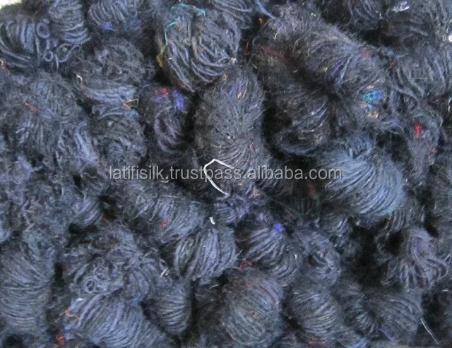 Recycled Sari silk Yarn for gift packing knitting crochet weaving art and craft jeweler decoration handmade eco friendly thread