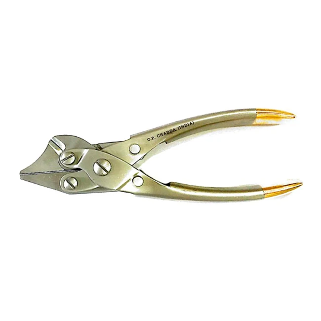 Резак для проводов с комбинированными плоскогубцами, захваты 6-1/2 дюйма из карбида вольфрама (TC). Нержавеющая сталь.