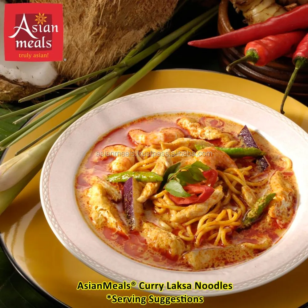 Best Selling With Halal Malaysia Brand Laksa Noodles Mee Curry Soup Paste Flavor Quick Cook For Instant Noodle