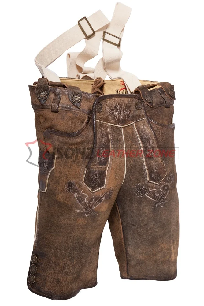 Men German Bavarian Oktoberfest Trachten Lederhosen
