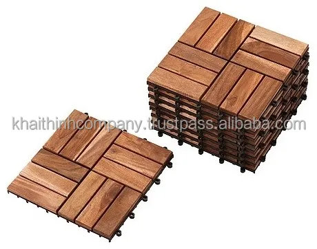 FSC Acacia decking tile