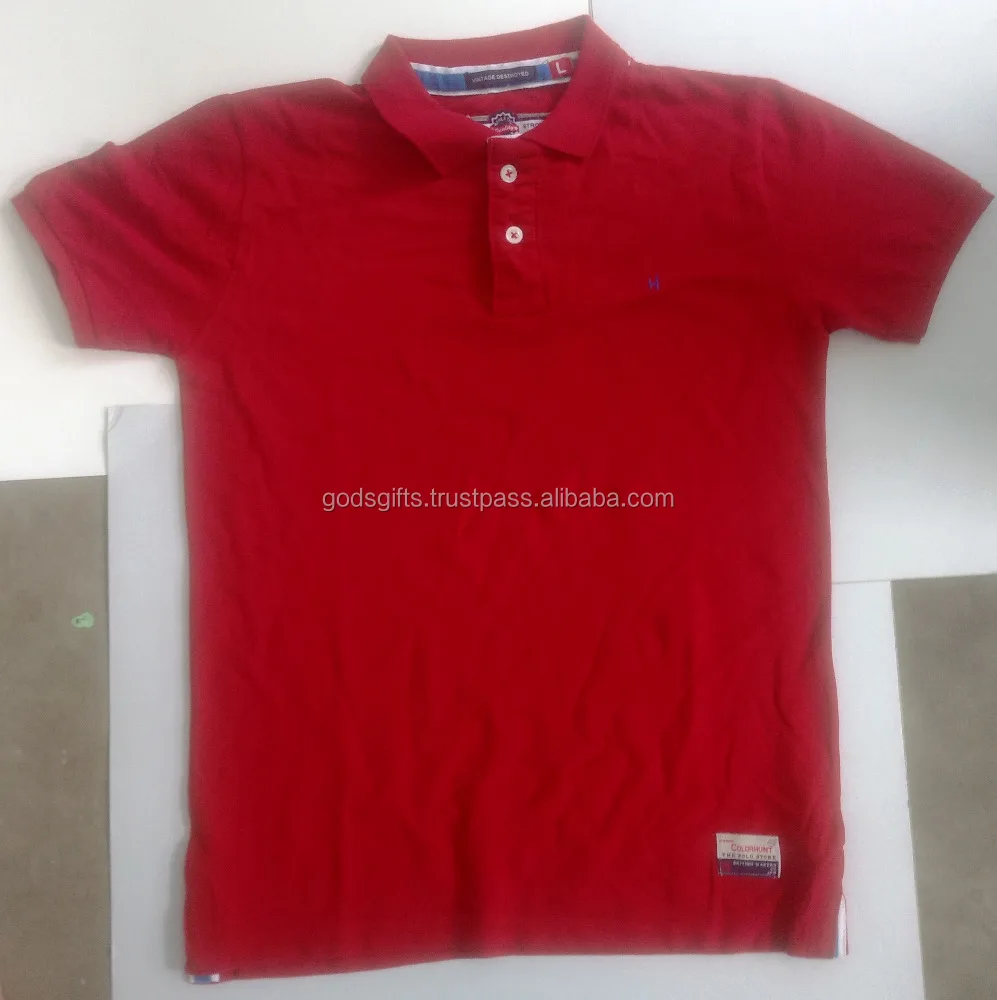 Polo T-Shirts Customized Neck Polo T Shirts High Quality gots certified organic Cotton Pique Mens Customized Polo T Shirts sale