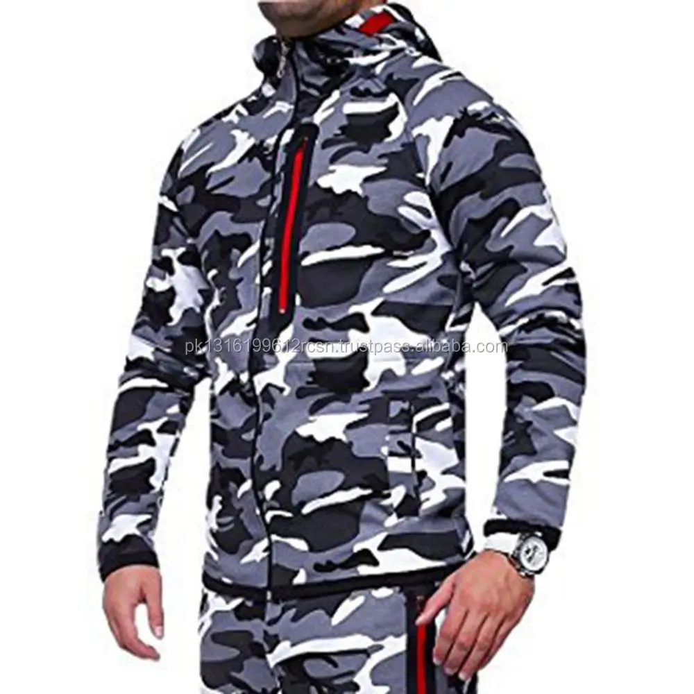 Camo Tracksuit / Army Style Running Suits
