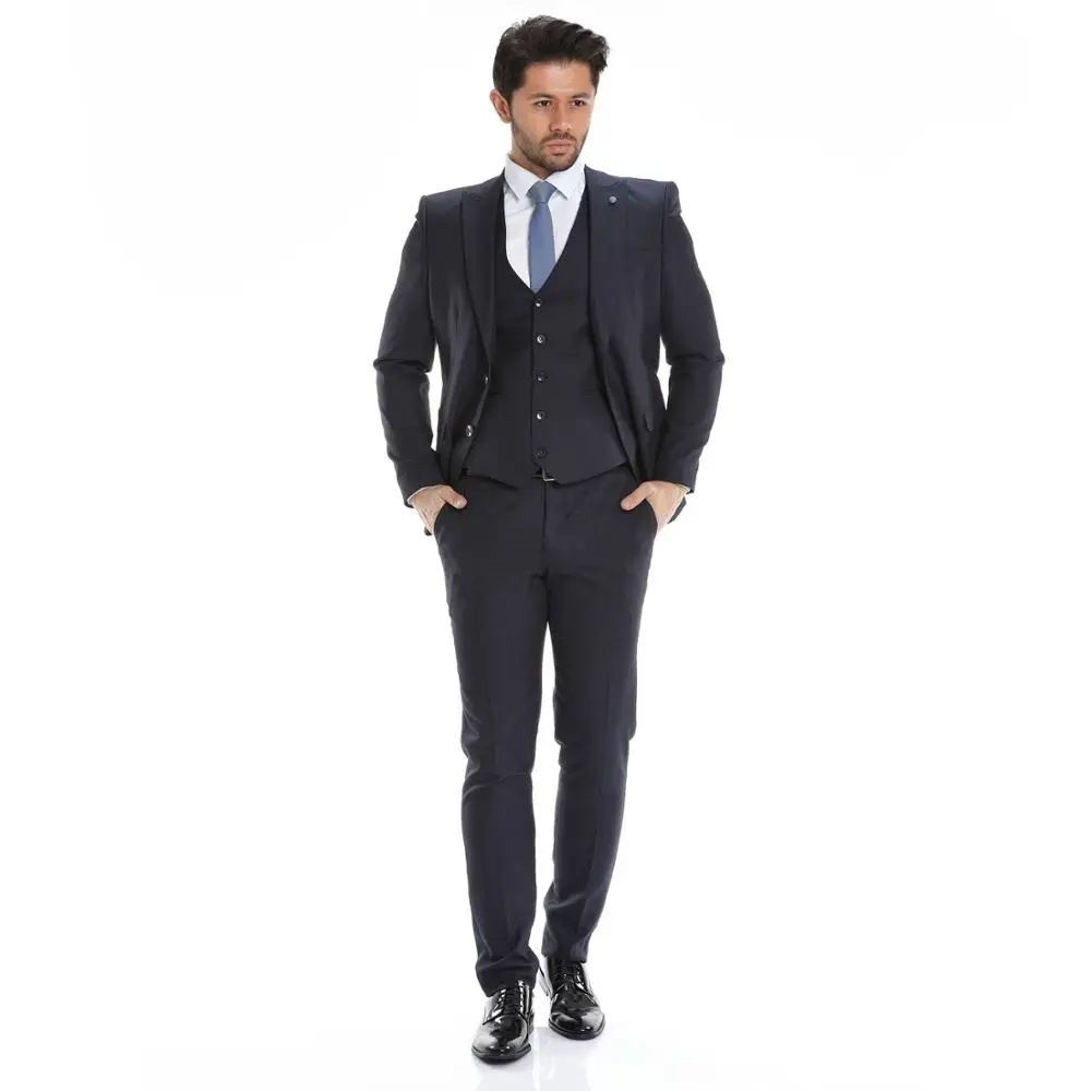 
Custom Made Italian Style Men Luxury Suit Fashion Stylish Business Suit 