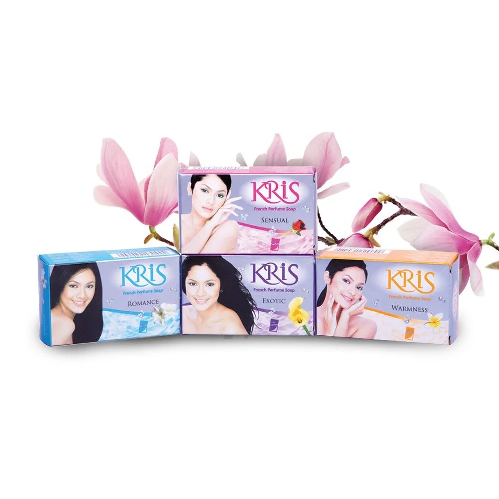 
KRIS Beauty Soap / Bath Toilet Soap with French Perfume Fragrance and Moisturizer 