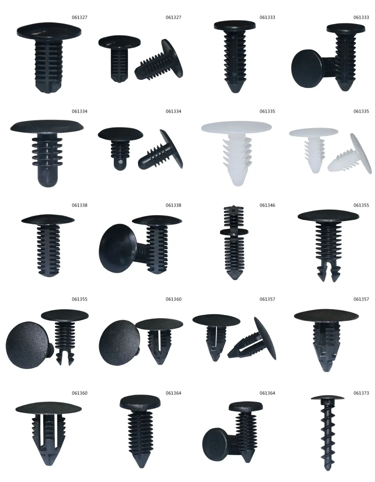 Factory supply retainer auto  clips and fasteners  automotive christmas pine tree clipsPlastic rivets Auto body clips061338