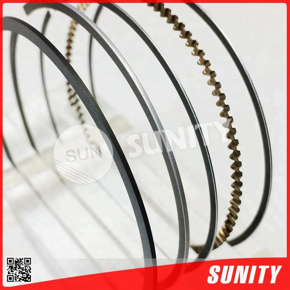 TAIWAN SUNITY high quality YD63  piston rings 63MM FOR SUZUKI motorcycle engine spare parts