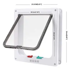 Big Cat/small Dog Pet Door Cat Flap Interior Cat Door for Home Door Pet Cages Carriers & Houses Plastic Small Animals Stocked