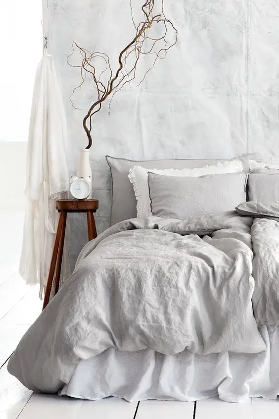 Hot Sale 100% stone washed nature linen bed sheet With Factory Price Embroideryviet