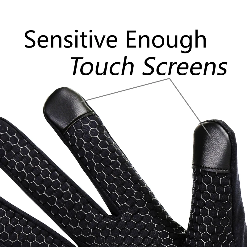 Custom Logo Outdoor Touchscreen Running Gloves