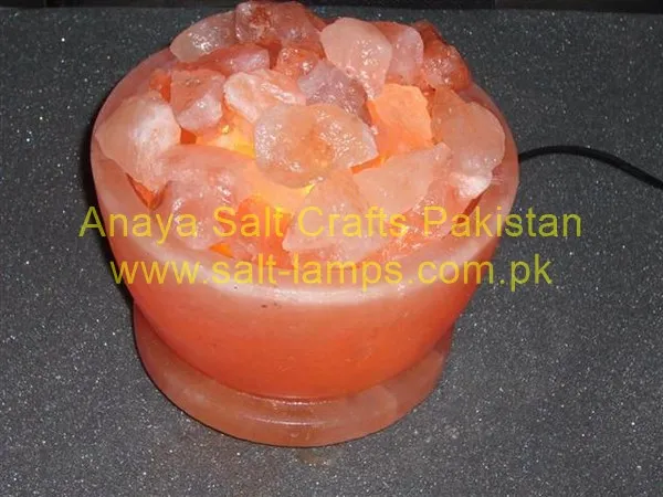Himalayan Fancy Salt Fire Bowl Lamps / Himalayan Fancy Crystal Salt Lamps Pakistan