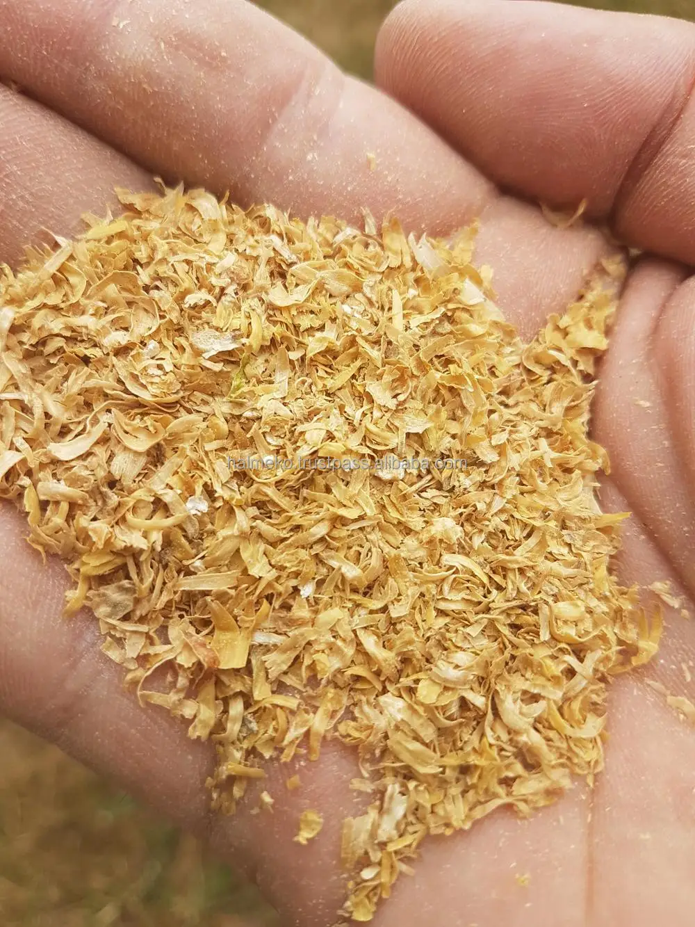 Chicken farm bedding 100% natural straw ground fraction