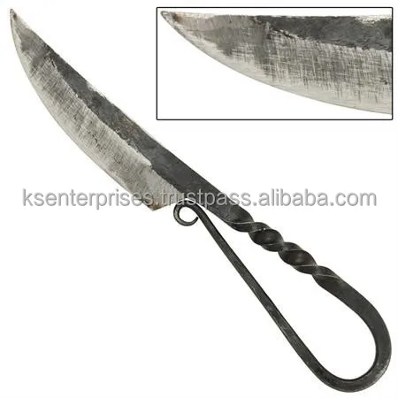 
Carbon Steel Handmade Hunting Camping Medieval Knife 