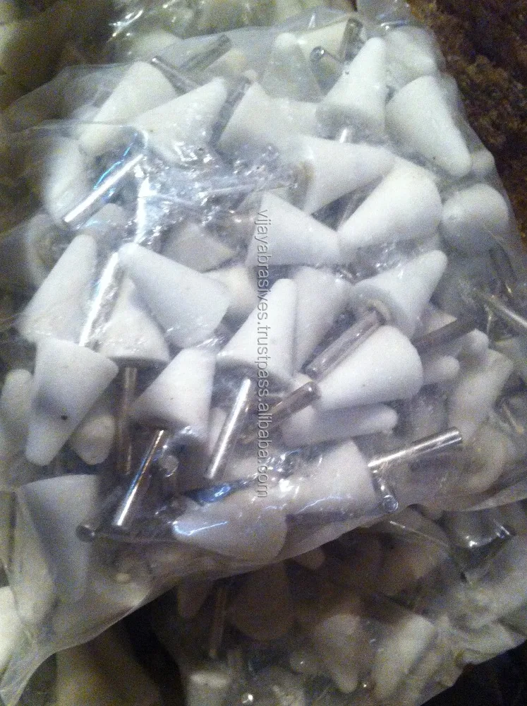 Abrasive Pink Orange Brown Mounted Points