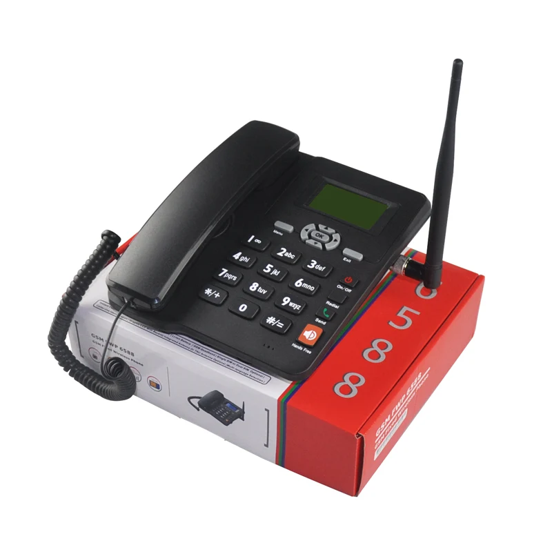 low price !! dual sim card slot desk GSM Fixed landline phone