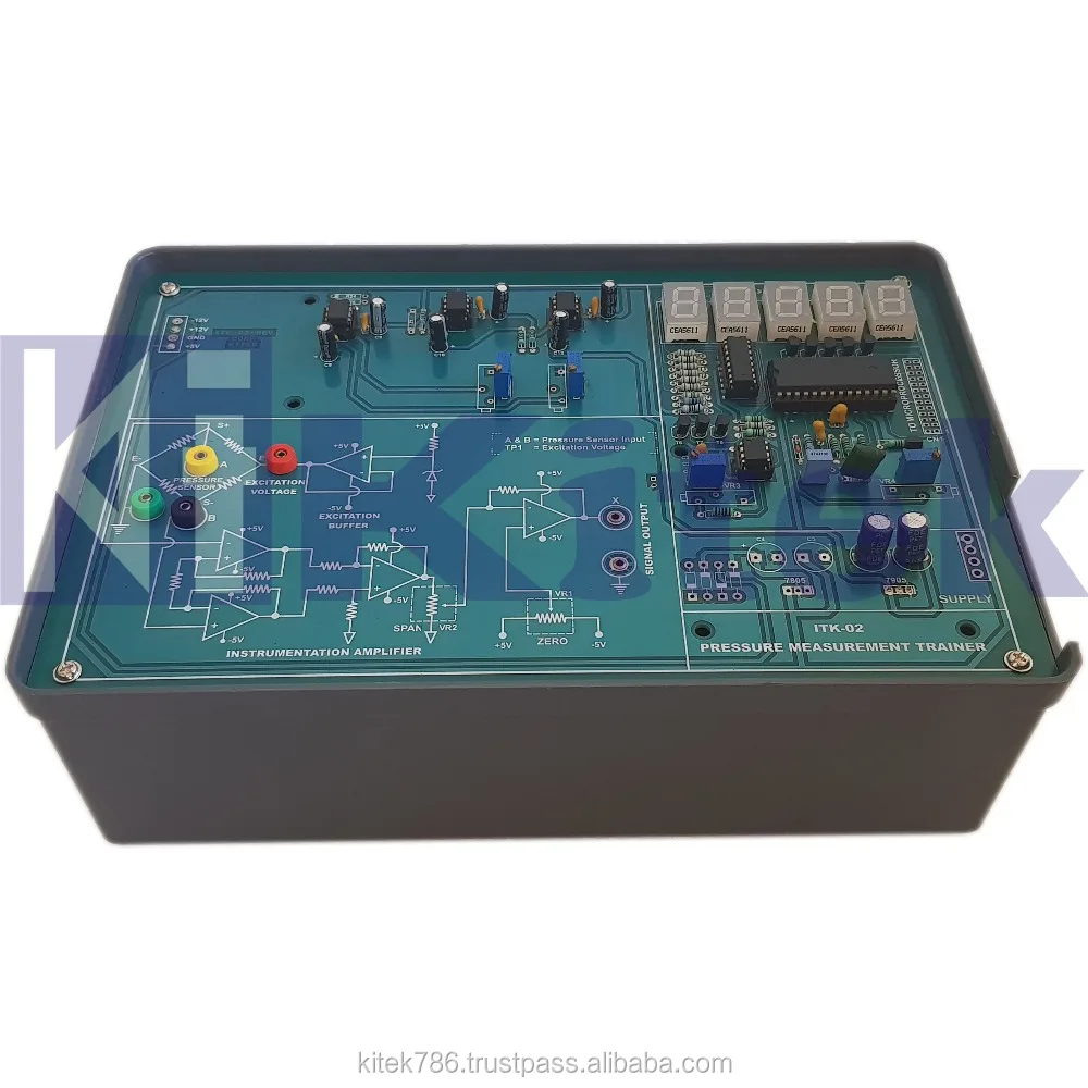 Instrumentation Lab Trainer for Pressure Measurement Educational Equipment for Training