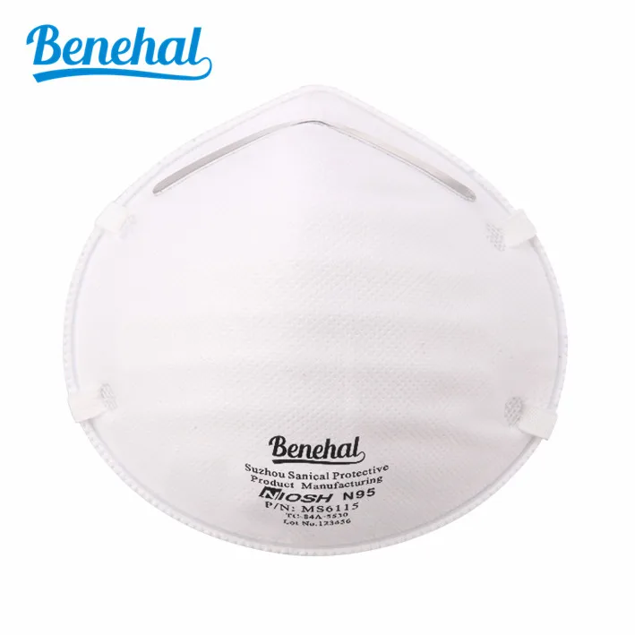 Disposable mask,NIOSH approved cup shape mask,molded type MS6115L