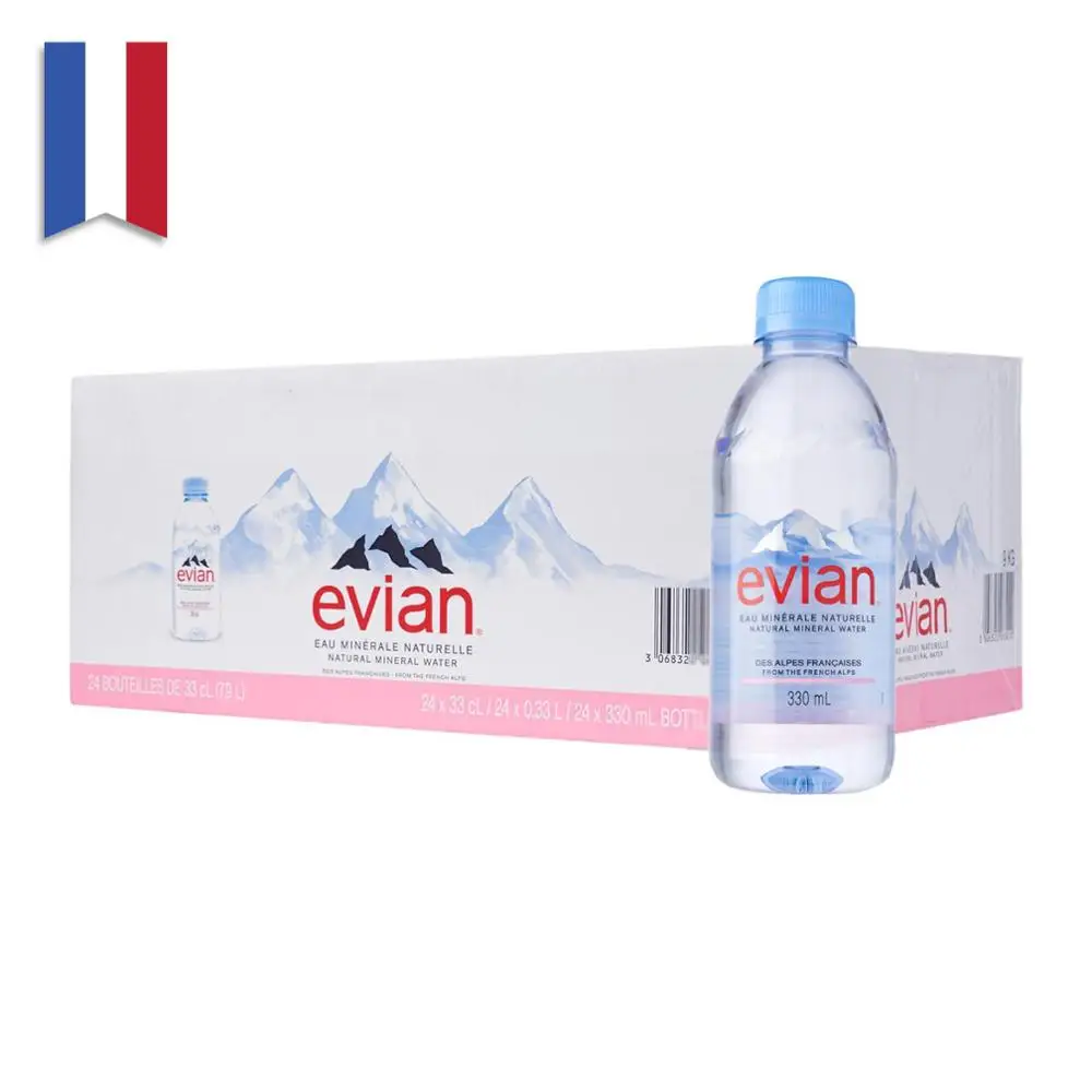 Premium Evian Natural Mineral Water
